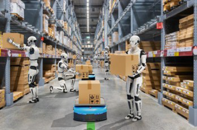 ヒューマノイドロボットが労働力供給のギャップを埋めていく。画像出典：iStock.com/Kinwun
